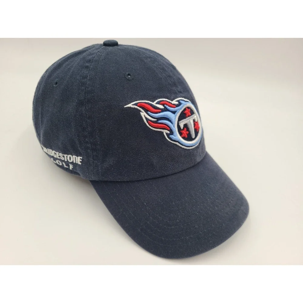 Tennessee Titans Bridgestone Golf 47 Brand Strapback Adjustable Hat Cap NFL Blue